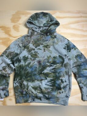 Anna Joyce x Canary Hand Dyed Watercolor Art Hoodie Sz M